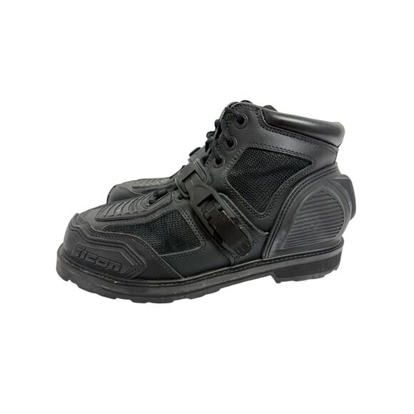 Icon Field Armor Chukka Boots Men’s Size 10 Black Motorcycle Riding Biker main image 4